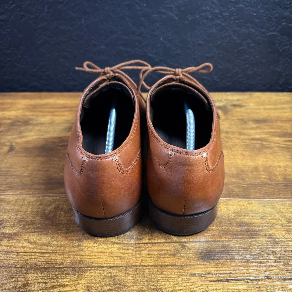 Cole Haan Grand OS C23771 British Tan Leather Cap Toe Derby Mens 13M